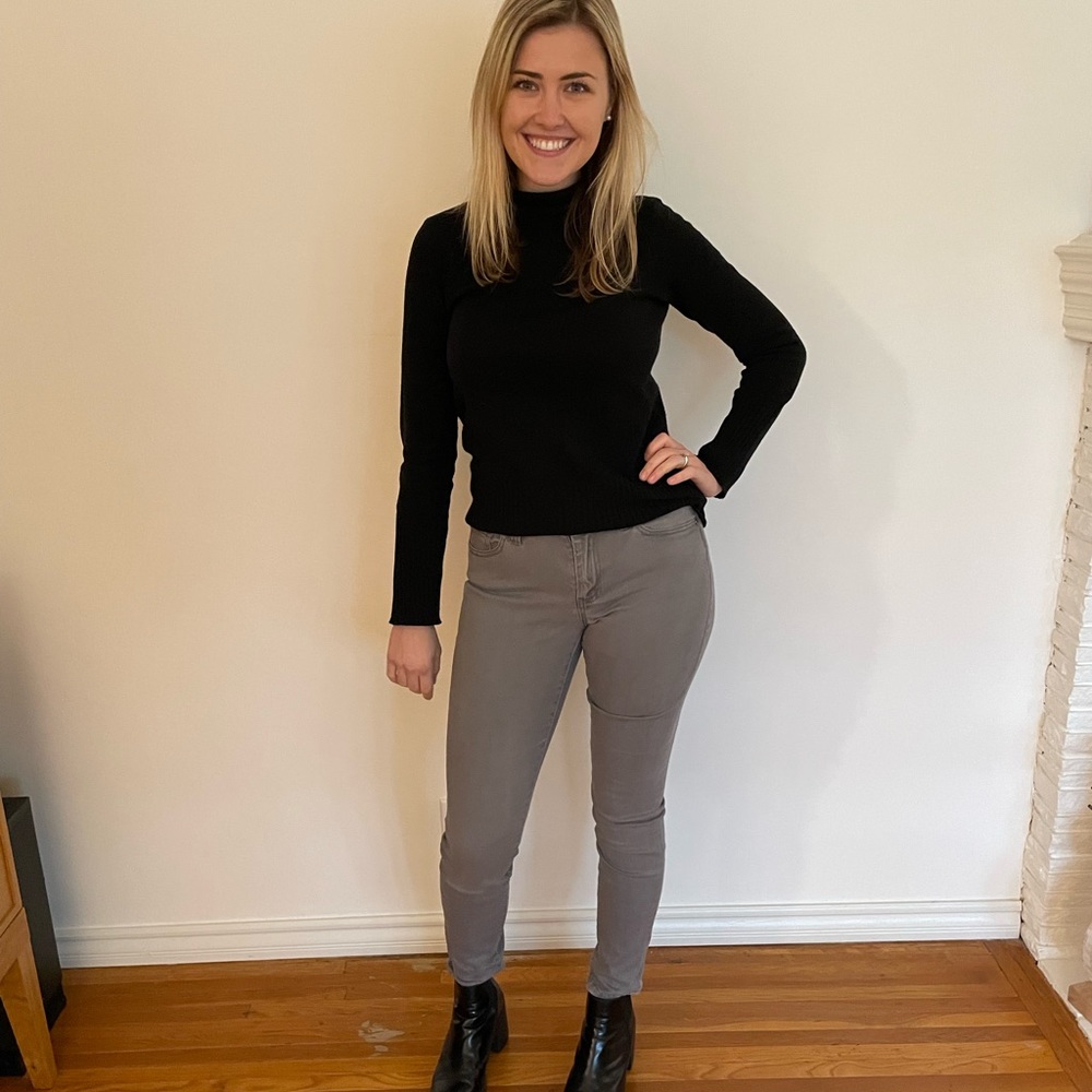 Cabi Grey High Skinny Jeans